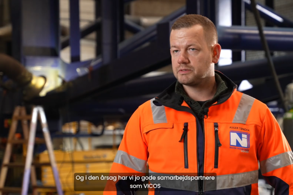 Asger Tønder, Project og QHSE Manager hos Nicon Industries, fortæller om samarbejdet med VICOS